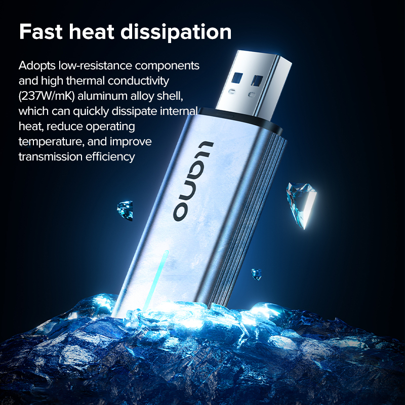 Llano เครื่องอ่านการ์ด USB 2 in1 OTG Type-C TF SD 2T