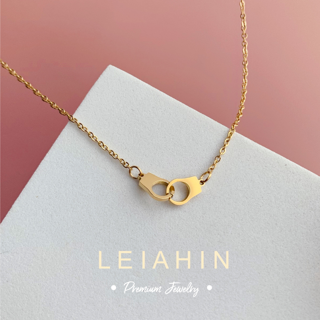 LEIAHIN สร้อยคอ ชุบทอง 18K จี้พิเศษ เครื่องประดับแฟชั่น สําหรับผู้หญิง ของขวัญวันเกิด แฟนสาว แพ้ง่าย ปรับได้