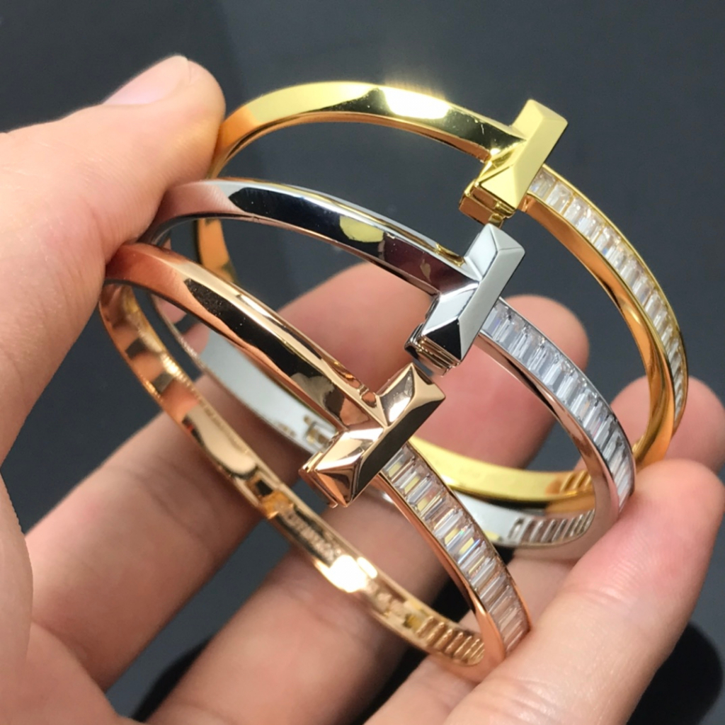 สร้อยข้อมือแฟชั่น ลายโลโก้ Ti&CO T1 2023