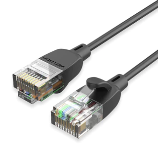 Vention อะแดปเตอร์ สายแลน สายเคเบิล Cat6A อีเธอร์เน็ต UTP ความเร็วสูง 10Gbps สายเคเบิลบาง RJ45 สำหรับ พีซี โมเด็มรุ่นใหม่