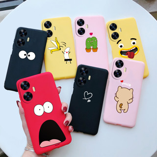 เคสโทรศัพท์มือถือ ซิลิโคนนิ่ม ปิดด้านหลัง ลายการ์ตูนน่ารัก สําหรับ Realme C55 NFC 2023 C55 C 55 C55 RMX3710 6.72 นิ้ว