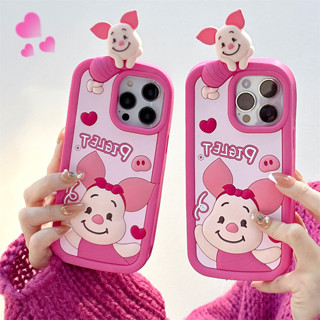 เคสโทรศัพท์มือถือซิลิโคน ลายหมู สําหรับ iPhone 14 ProMax 11 12 13ProMax