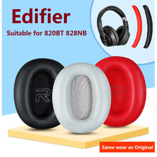 แผ่นครอบหูฟัง แบบเปลี่ยน สําหรับ Edifier W820BT W828NB 1 คู่