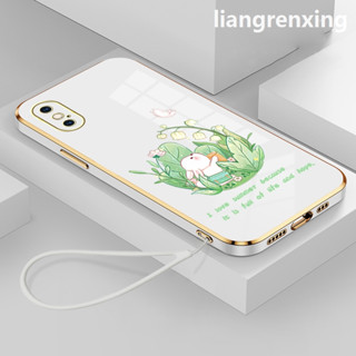 เคสโทรศัพท์มือถือ ซิลิโคนนิ่ม ชุบไฟฟ้า กันกระแทก สําหรับ iphone x s xr xs max DDHDT01