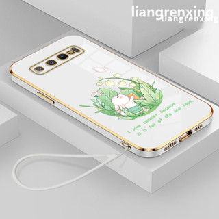 เคสโทรศัพท์มือถือ ซิลิโคนนิ่ม กันกระแทก สําหรับ samsung s10 PLUS samsung s10 PRO samsung s10 DDHDT01