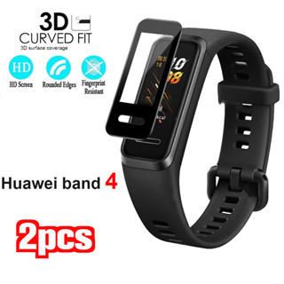 ฟิล์มกันรอยหน้าจอทรงโค้ง 3D อุปกรณ์เสริมสมาร์ทวอทช์ สำหรับ huawei band 4 huawei watch 4 huawei band 4 pro