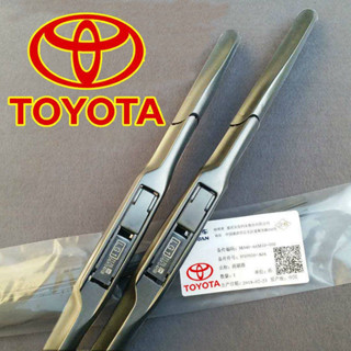 ที่ปัดน้ำฝน ที่ปัดน้ําฝนกระจกหน้ารถยนต์ สําหรับ RHD car wipers Front Windscreen Toyota 4RUNNER N210 N280 SEQUOIA Vios LEVIN Carola Yaris PREVIA VENZA AVALON Camry Sienna PRLUSMark X Crown VELLFIRE ALPHARD