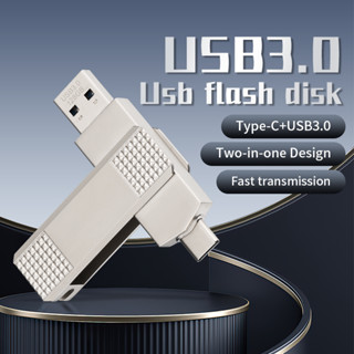 แฟลชไดรฟ์โลหะ USB 3.0 OTG type-c ความเร็วสูง แบบดั้งเดิม 2 in 1