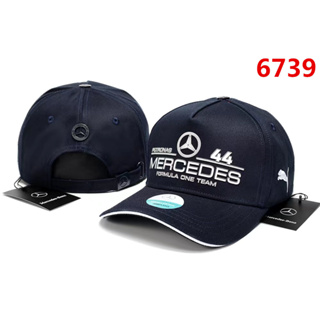 หมวกเบสบอล หมวกแก๊ป ลาย Mercedes Benz FORMULA ONE TEAM F1 สามารถปรับได้ สําหรับผู้ชาย และผู้หญิง