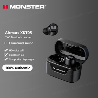 Monster XKT05 หูฟังบลูทูธไร้สาย ลดเสียงรบกวน ความล่าช้าต่ํา คุณภาพเสียง HIFI