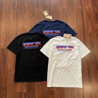 เสื้อยืดแขนสั้น ผ้าฝ้ายแท้ พิมพ์ลาย Patagonia Jamaica เข้ากับทุกการแต่งกาย แฟชั่นคู่รัก สไตล์คลาสสิก สําหรับกลางแจ้ง