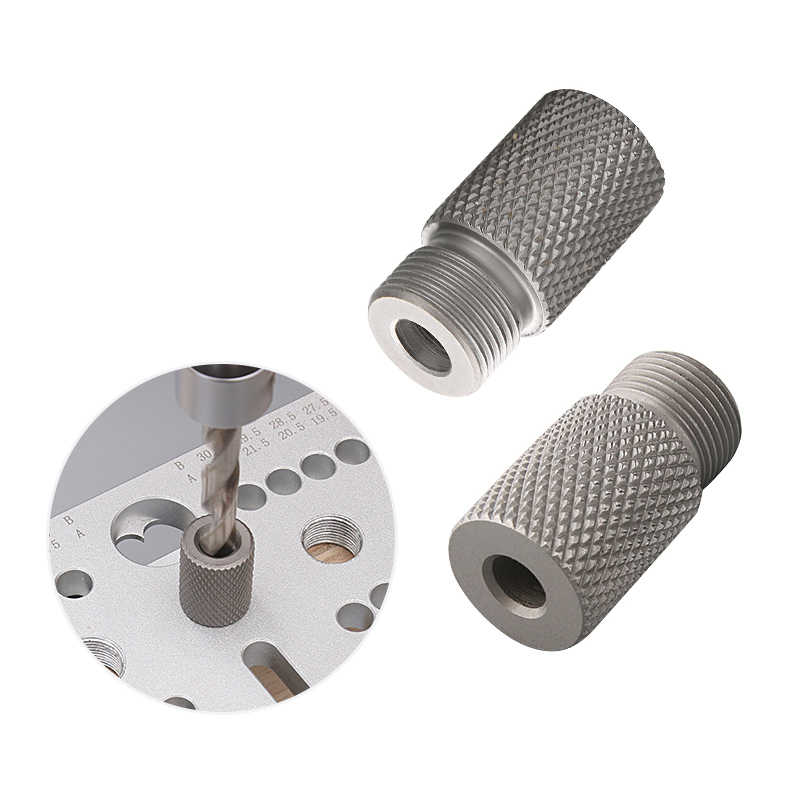 1PCS Stainless Steel 4-15mm Drill sleeve Bushing M14/M18 Dowelling Jig Wood Drilling Guide Locator