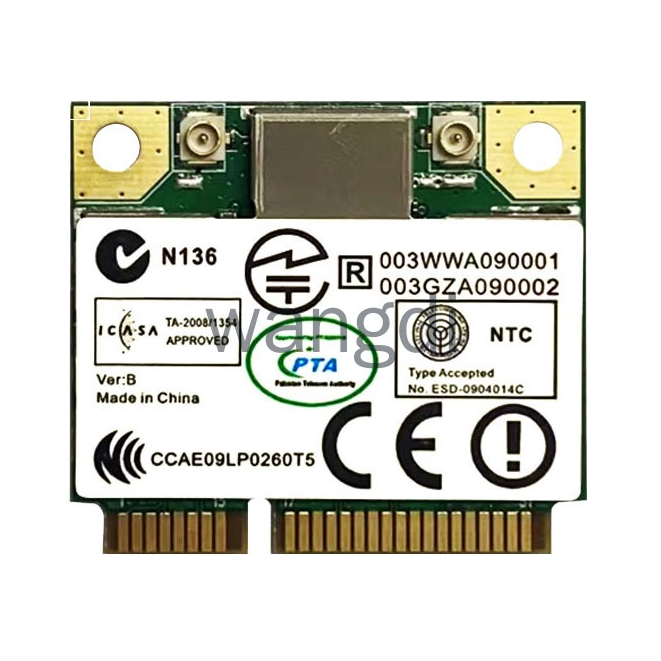 R RTL8822CE Dual Band 867M 5G บลูทูธ 5.0 wifi โมดูลไร้สาย mini pcie อินเทอร์เฟซ RTL8821