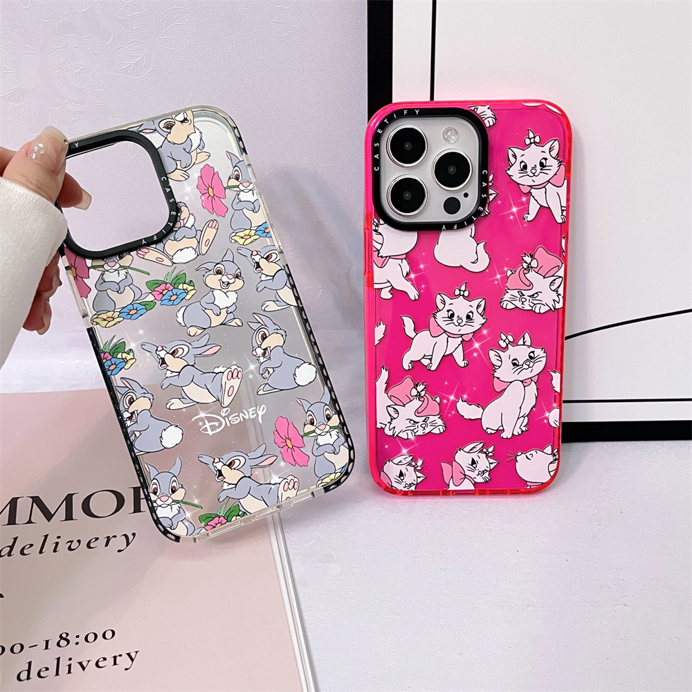 Casetify Glitter Shine สําหรับ iPhone 14 Pro Max Disney Bunny สําหรับ iPhone 12 13 Pro Max Soft TPU 