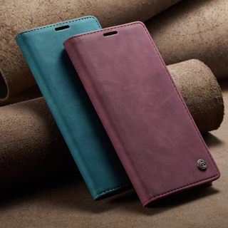 เคสโทรศัพท์หนัง ฝาพับ พร้อมช่องใส่บัตร ตั้งได้ สไตล์เรโทร สําหรับ Redmi Note 12 Pro Plus