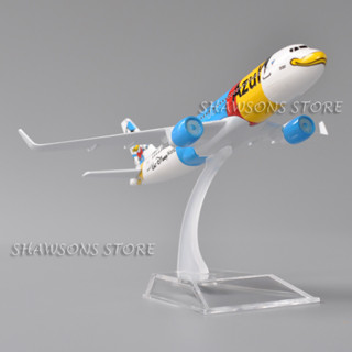 โมเดลเครื่องบิน Airbus A320 Azul Brazilian Airlines Donald Duck ขนาด 1:250 ของเล่นสําหรับเด็ก