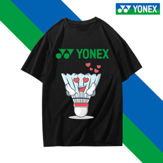 Yonex เสื้อยืดลําลอง คอกลม แขนสั้น แห้งเร็ว สําหรับผู้ชาย ผู้หญิง เหมาะกับการเล่นแบดมินตัน