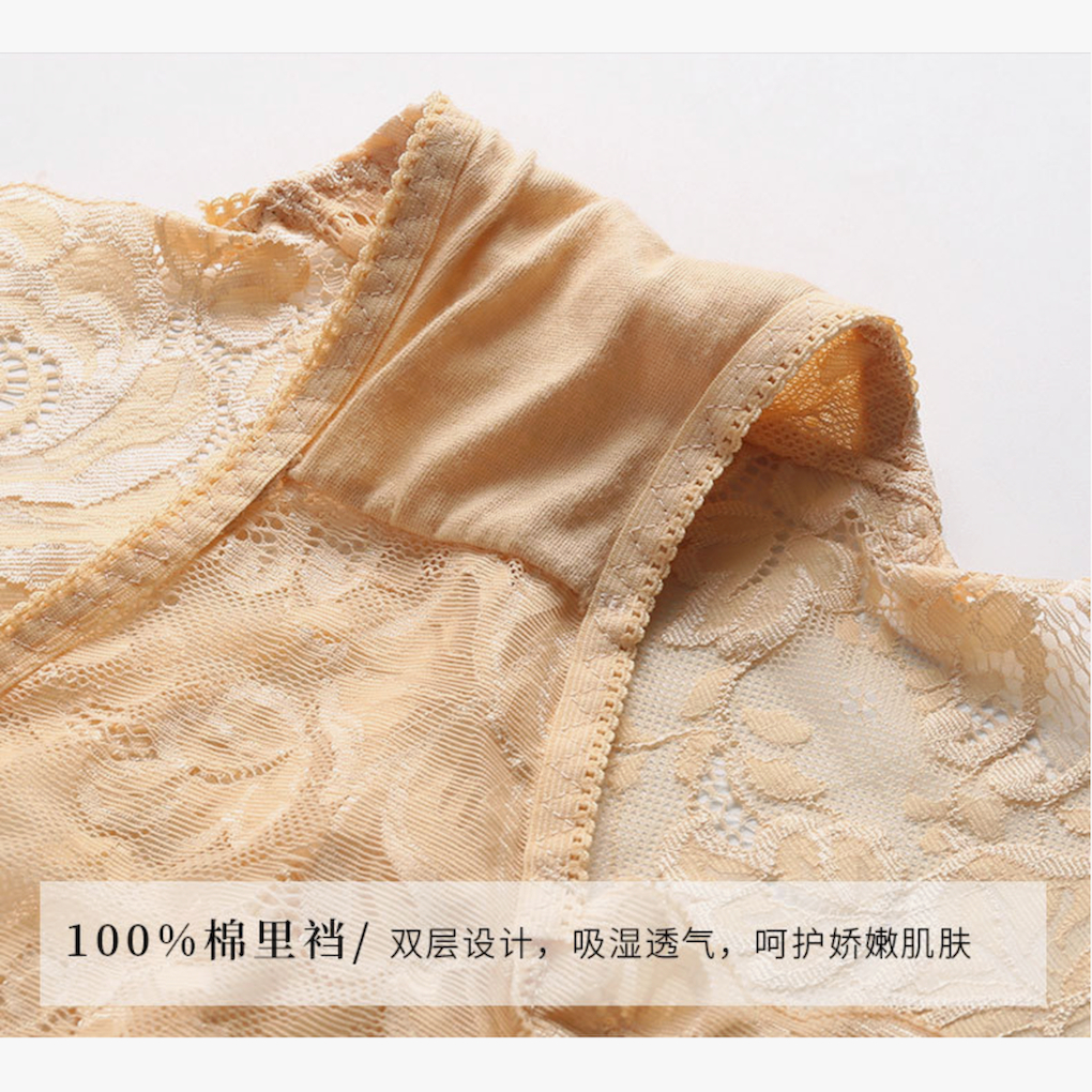 (4XL, 40~150 กก.) กางเกงชั้นในสตรี พลัสไซซ์ สุดเซ็กซี่ สําหรับสุภาพสตรี 11 สี กางเกงชั้นใน ลูกไม้ ดอกโบตั๋น ความยืดหยุ่นสูง ระบายอากาศได้ - รูปที่ 7