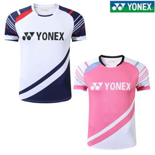 Yonex เสื้อกีฬาแบดมินตัน แขนสั้น ดูดซับความชื้น แห้งเร็ว แฟชั่นฤดูร้อน สําหรับเด็กผู้ชาย และผู้หญิง