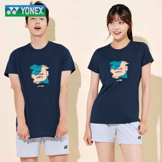 Yonex เสื้อกีฬาแบดมินตัน ระบายอากาศ แห้งเร็ว สําหรับผู้ชาย และผู้หญิง 2023