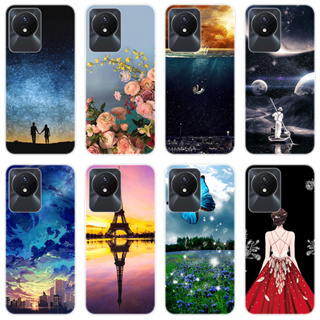 เคสซิลิโคน TPU สำหรับ Vivo Y02A VivoY02A เคส ซิลิโคนนิ่ม หลากหลาย