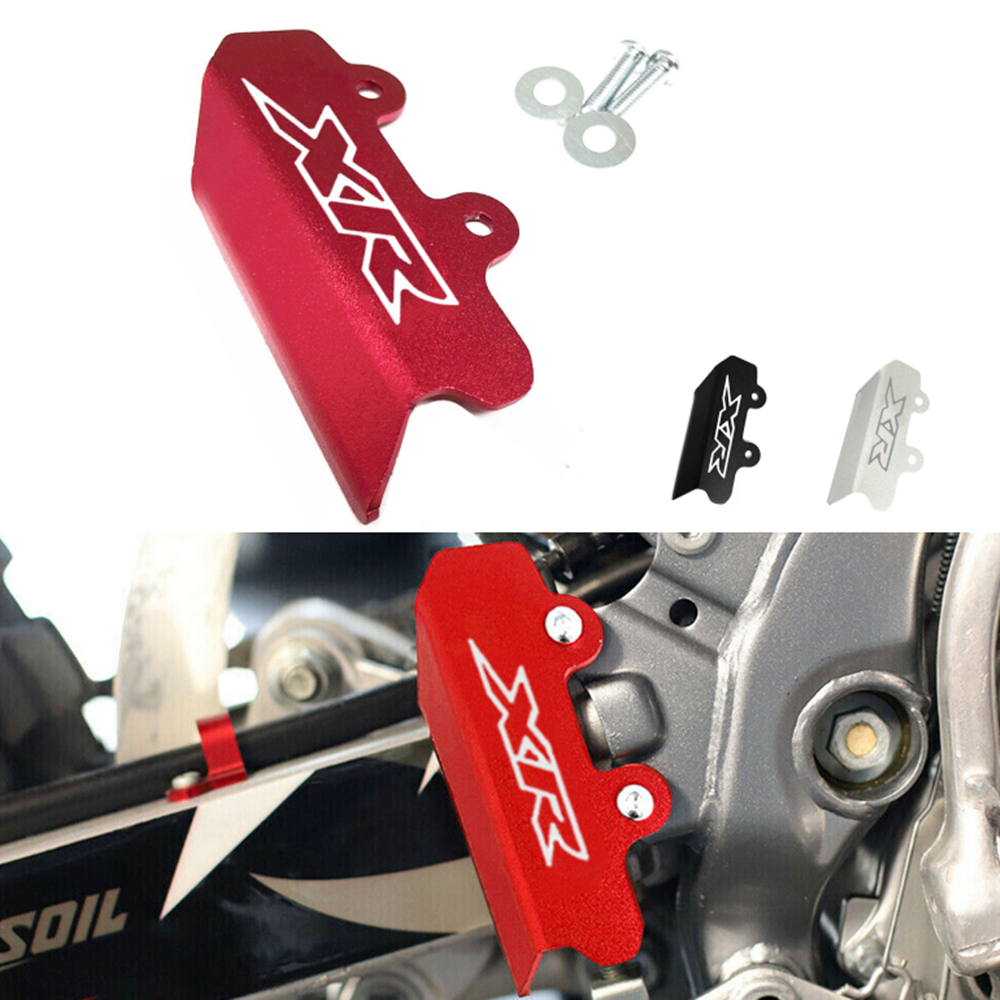 XR โลโก้ด้านหลังด้านข้างกระบอกเบรค Guard สําหรับ HONDA XR250R XR400R XR600R XR650L XR 250r/400r/600r