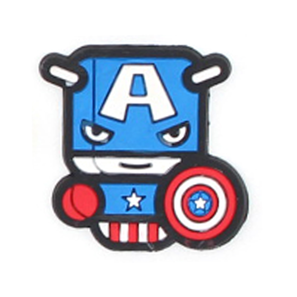 1 ชิ้น อุปกรณ์เสริม การ์ตูน Jibbitz Marvel crocs เสน่ห์รองเท้า ซูเปอร์ฮีโร่ DIY ตกแต่ง สําหรับรองเท้าแตะ ของขวัญเด็ก