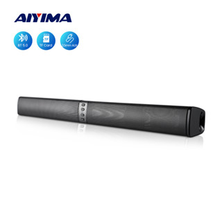 AIYIMA Wireless Soundbar Portable Bluetooth Speaker Audio 40W Wireless Surround Soundbar TV Detachable Speaker Soundbar PC With TF FM USB Radio