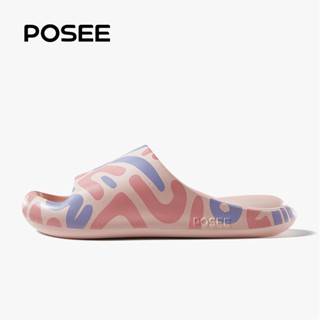 Posee 2023 รองเท้าแตะลำลองใหม่หนากันลื่นพื้นน่ารักแมวอุ้งเท้ารูปแบบสำหรับฤดูร้อนสำหรับผู้ชายและผู้หญิงสำหรับบ้านห้องน้ำ