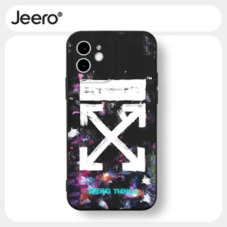 Jeero เคสไอโฟน เคสซิลิโคนนุ่มกันกระแทกน่ารักตลกสีดำ เคสโทรศัพท์ Compatible for iPhone 15 14 13 12 11 Pro Max SE 2020 X XR XS 8 7 6 6S Plus พลัส HFF2892