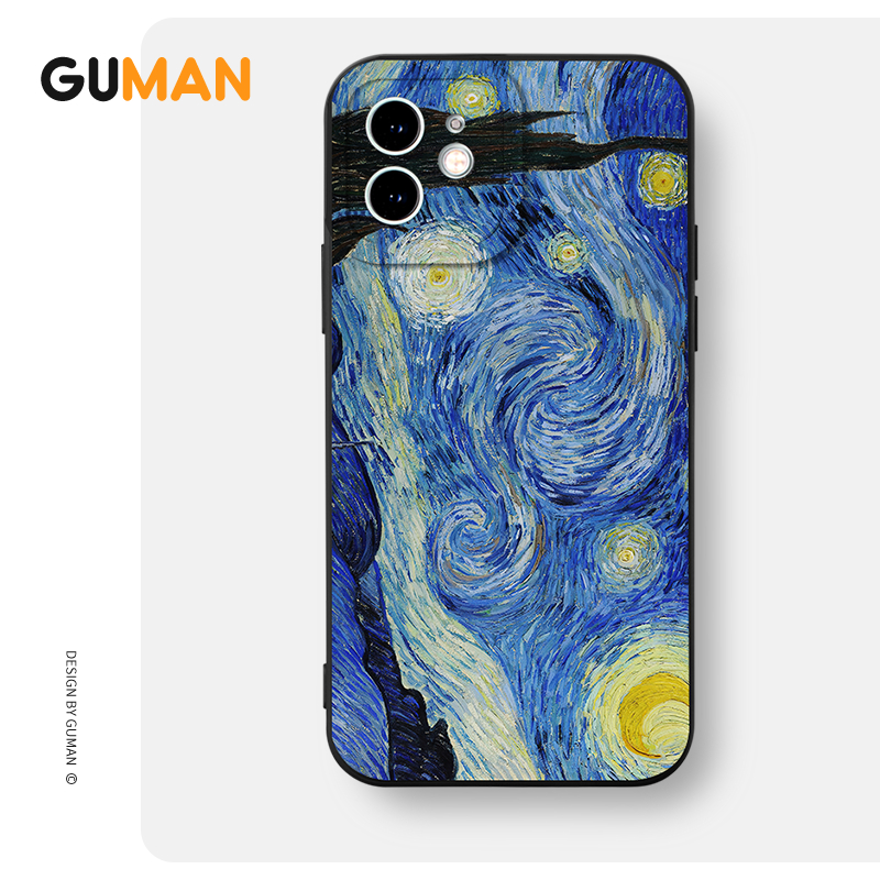 Guman เคสไอโฟน เคสซิลิโคนนุ่มกันกระแทกน่ารักตลก เคสโทรศัพท์ Compatible for iPhone 16 15 14 13 12 11 
