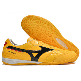 Mizuno MORELIA Sala Japn IC รองเท้าฟุตซอลหนัง พื้นแบน สําหรับผู้ชาย ไซซ์ 39-45