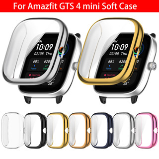 สําหรับ Amazfit GTS 4 mini เคส เต็มจอ ใส นิ่ม ชุบ เคส