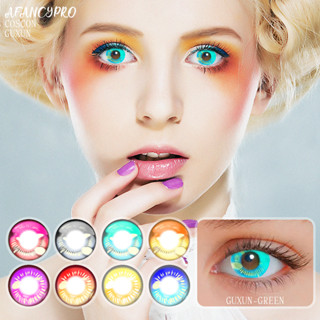 Afancypro คอนแทคเลนส์สี 14.5 มม. สําหรับแต่งหน้า 1 คู่