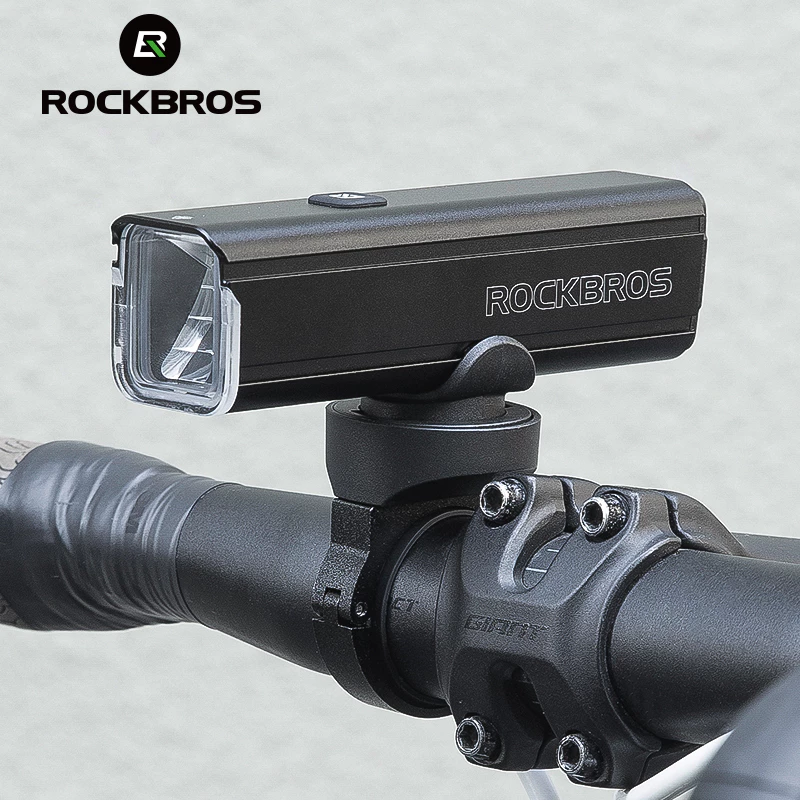 【TH Delivery】【พร้อมส่ง】Rockbros ไฟน้ารถจักรยาน 200/400/600/1000/1500LM 5 โหมด ชาร์จ USB กันน้ํา อุปกรณ์เสริม