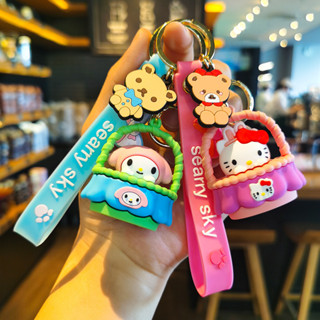 Coffeejoy พวงกุญแจ จี้ตุ๊กตาการ์ตูน Sanrio Coolommy ขนาดเล็ก ของขวัญ อุปกรณ์เสริม สําหรับรถยนต์