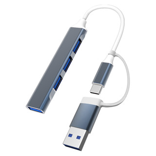 ฮับ USB C 3.0 2.0 Type C 3.1 4 พอร์ต สําหรับคอมพิวเตอร์ PC