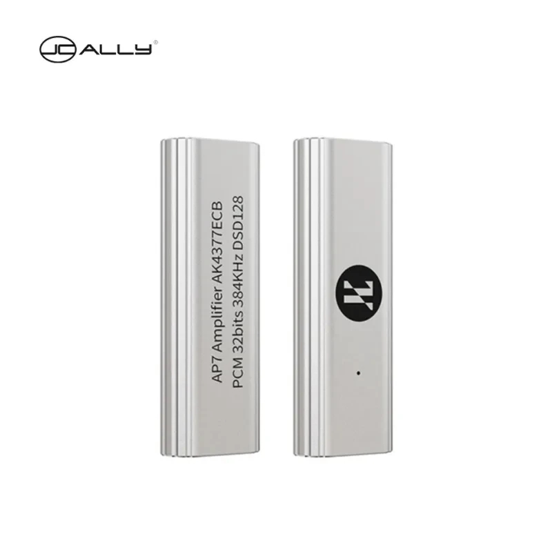 Jcally AP7 เครื่องขยายเสียงหูฟัง DAC USB C เป็น 3.5 มม. 32bit 384kHz DSD128 HIFI แบบพกพา