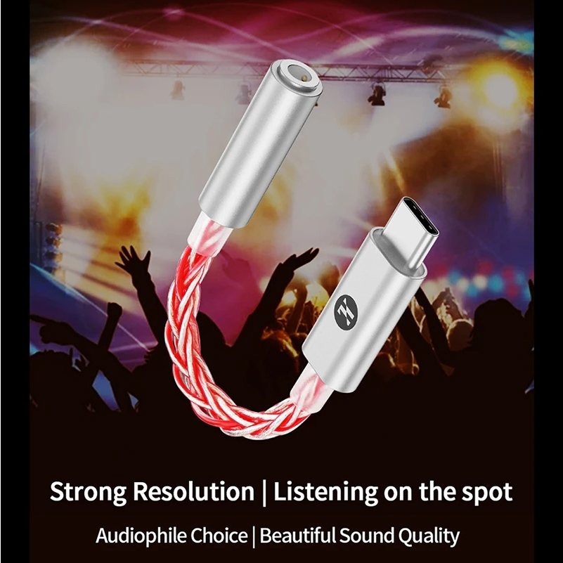 Jcally JM6 Pro ชุดหูฟังดิจิทัล Type-C เป็น 3.5 มม. CX31993 Hifi DAC แบบพกพา USB