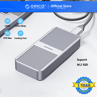 Orico เคส SSD 20Gbps M.2 NVME พร้อมเสื้อกั๊กระบายความร้อนในตัว อลูมิเนียมอัพเกรด Type-C M2 NVME สําหรับโซลิดสเตทไดรฟ์|(M223C3-G4)