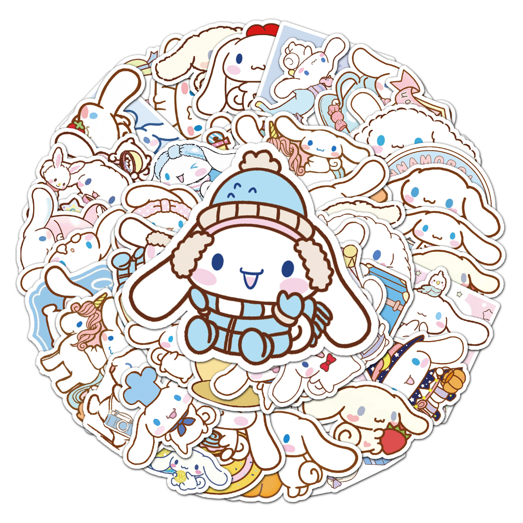 50 ชิ้นตลก ซินนามอนโรล สติ๊กเกอร์กันน้ํา ทําเอง สําหรับแล็ปท็อป/โทรศัพท์/หมวกกันน็อค/รถ/กีตาร์สร้างสรรค์รูปลอก