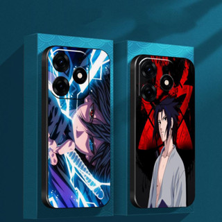 Naruto Sasuke อะนิเมะการ์ตูน เคสโทรศัพท์ Tecno Spark 10C 10 Pro 4G KI7 เคสโทรศัพท์ TPU นุ่มซิลิโคนสีดำ Frosted 55