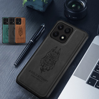 เคสโทรศัพท์หนังแกะ TPU แบบนิ่ม กันกระแทก สําหรับ Honor X8A