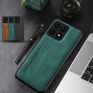 เคสโทรศัพท์หนัง TPU แบบนิ่ม กันกระแทก หรูหรา สําหรับ Honor X8A