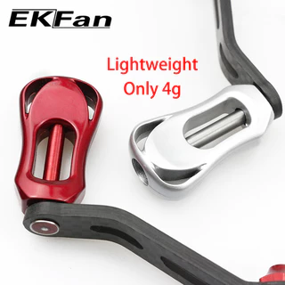 EKFan ด้ามรีลตกปลาหมุนคาร์บอนไฟเบอร์สี่เหลี่ยม 115 มม. สำหรับรีลแบบล็อก Shimano รีลเหยื่อตกปลาแบบน้ำหนักเบามาก ชิ้นส่วน DIY