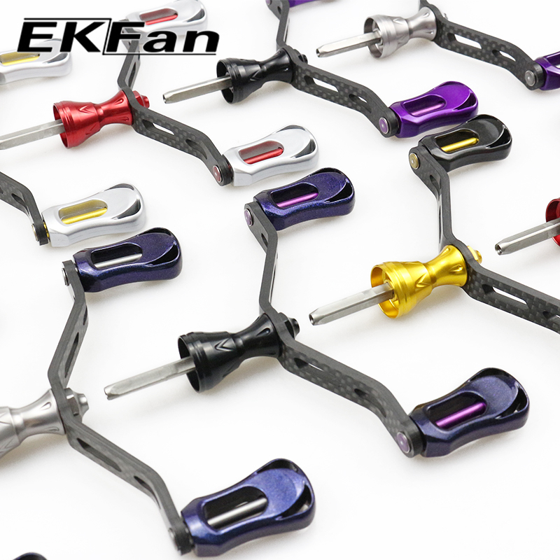 EKFan 115 มม.คาร์บอนไฟเบอร์สแควร์เพลา Spinning fishing Reel สําหรับ shimano ล็อคประเภท Reel ultralight ตกปลา Reel Wing Lure Reel Handle DIY อะไหล่ตกปลาทะเล - รูปที่ 2