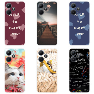 เคสซิลิโคน TPU สำหรับ infinix Hot 30i Hot30i NFC เคส ซิลิโคนนิ่ม หลากหลาย