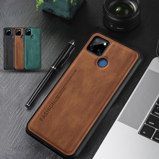 เคสโทรศัพท์หนัง TPU แบบนิ่ม กันกระแทก หรูหรา สําหรับ Realme C12 C25 C25S