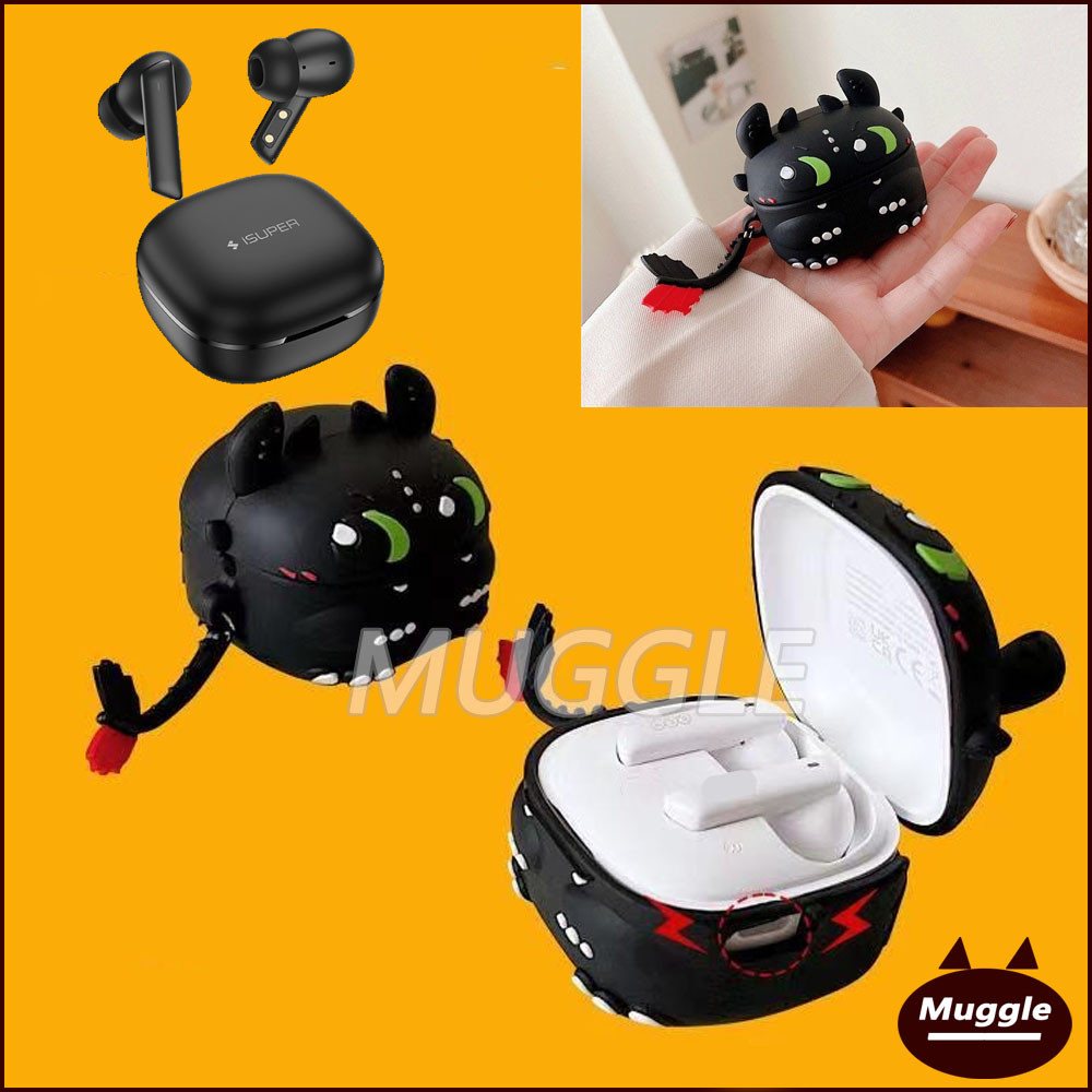 เคส iSuper Evo Buds ANC เคสซิลิโคนป้องกันหูฟังสําหรับ เคส iSuper Evo Buds ANC เคสป้องกันหูฟัง แบบนิ่