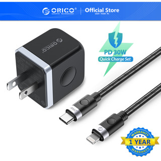 Orico อะแดปเตอร์ชาร์จเร็ว PD 30W Type C เป็น Lightning สําหรับ iPhone HUAWEI XIAOM(M30C)